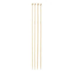 Xenos Haaknaalden-Breinaalden 4 & 4.5 mm - bruin - set van 2