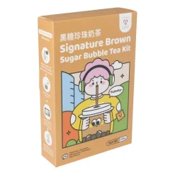Xenos Thee|Kerstcadeaus-Bubble tea kit - brown sugar