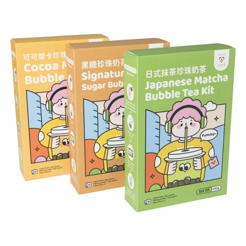 Xenos Thee|Kerstcadeaus-Bubble tea kit - matcha