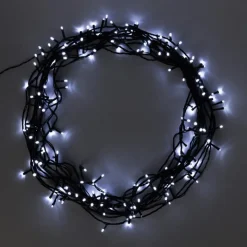 Xenos Kerstverlichting-Buitenverlichting 120 LED - warm wit - 9 meter