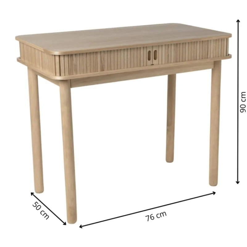 Xenos Bureaus-Bureau Uppsala - naturel - 76x90x50 cm