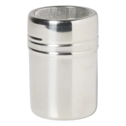 Xenos Koffie Accessoires-Cacaostrooier - zilver - ø5,5x8,2 cm