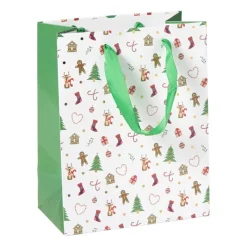 Xenos Kerst Inpakken-Cadeautas holly jolly maat M - diverse varianten