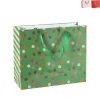 Xenos Kerst Inpakken-Cadeautas holly jolly maat L - diverse varianten