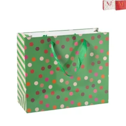 Xenos Kerst Inpakken-Cadeautas holly jolly maat L - diverse varianten