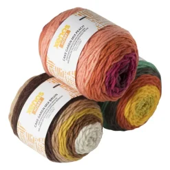 Xenos Garen-Cake garen mix - bruin - 100 gram - 200 meter