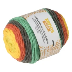 Xenos Garen-Cake garen mix - geel/groen - 100 gram - 200 meter