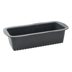 Xenos Bakvormen-Cakevorm siliconen - grijs - 27x14x6.5 cm