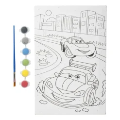 Xenos Kleurboeken|Schilderen Op Nummer-Canvas - kleuren op nummer - 30x20 cm