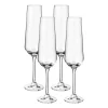 Xenos Glazensets|Champagneglazen-Champagne glazen kristal - 200 ml - set van 4