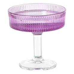 Xenos Champagneglazen-Champagnecoupe - paars - 150 ml
