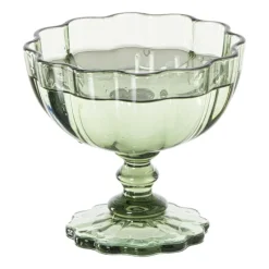 Xenos Champagneglazen-Champagnecoupe clover - groen - 230 ml