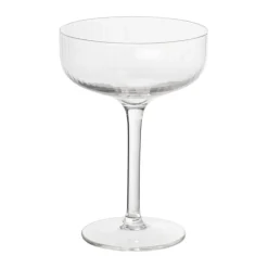 Xenos Champagneglazen-Champagnecoupe ribbel - glas - 200 ml