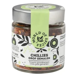 Xenos Kruiden En Specerijen-Chilli grof gemalen - 55 gram