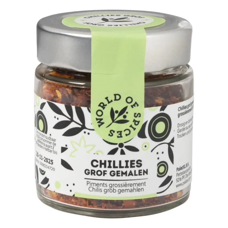 Xenos Kruiden En Specerijen-Chilli grof gemalen - 55 gram