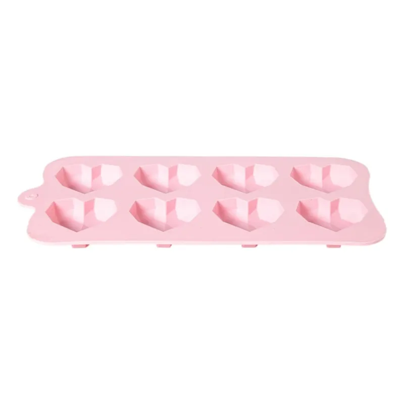 Xenos Bakvormen-Chocolade mal hart - siliconen - 21x10.6 cm
