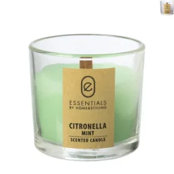 Xenos Citronella Kaars|Citronella Kaars-Citronella kaars in glas - diverse varianten - ø8x7.5 cm