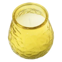 Xenos Citronella Kaars|Citronella Kaars-Citronella kaars in glas - diverse kleuren - ø9x9.8 cm