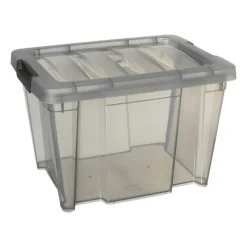 Xenos Opbergboxen-Clipbox - 15 liter - 27x35x24 cm