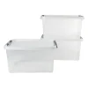 Xenos Opbergboxen-Clipbox 25 liter - 31x42x23 cm - set van 3
