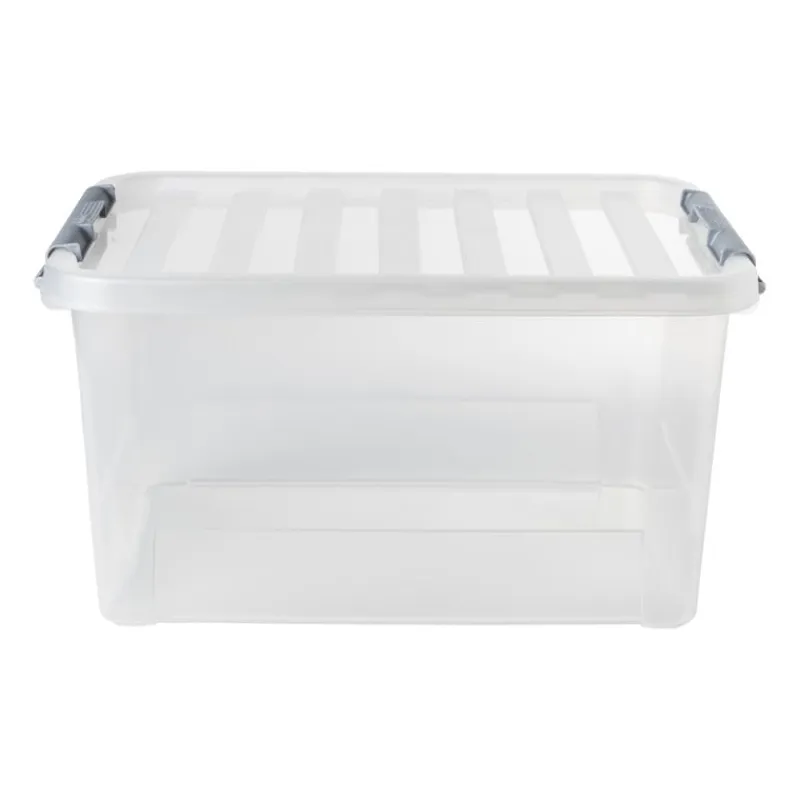Xenos Opbergboxen-Clipbox 25 liter - 31x42x23 cm - set van 3