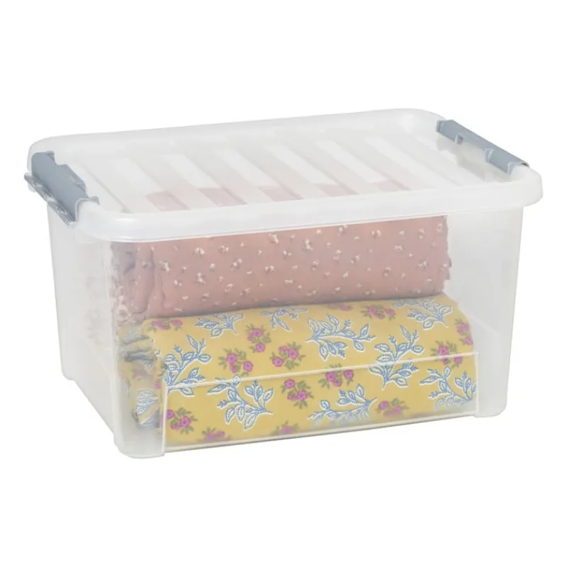 Xenos Opbergboxen-Clipbox 25 liter - 31x42x23 cm - set van 3