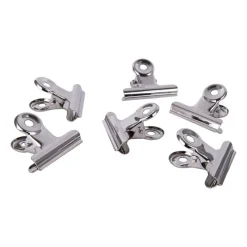 Xenos Wandrekken-Clips voor wandrek - grijs - 6 stuks