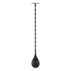 Xenos Keukengerei|Lepels-Cocktail lepel - zwart - 3,2x27,5 cm