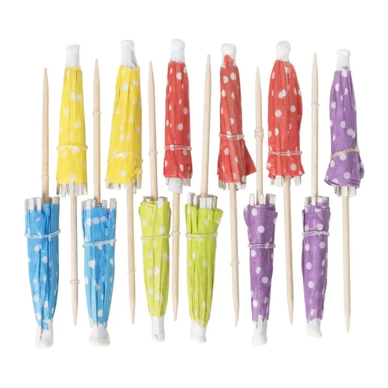 Xenos Prikkers|Keukengerei-Cocktail parapluutjes - Set van 12