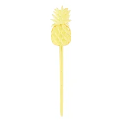 Xenos Wegwerpservies|Keukengerei-Cocktailprikkers ananas - 24 stuks