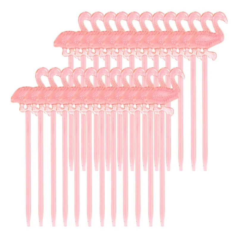 Xenos Wegwerpservies|Keukengerei-Cocktailprikkers flamingo - 24 stuks