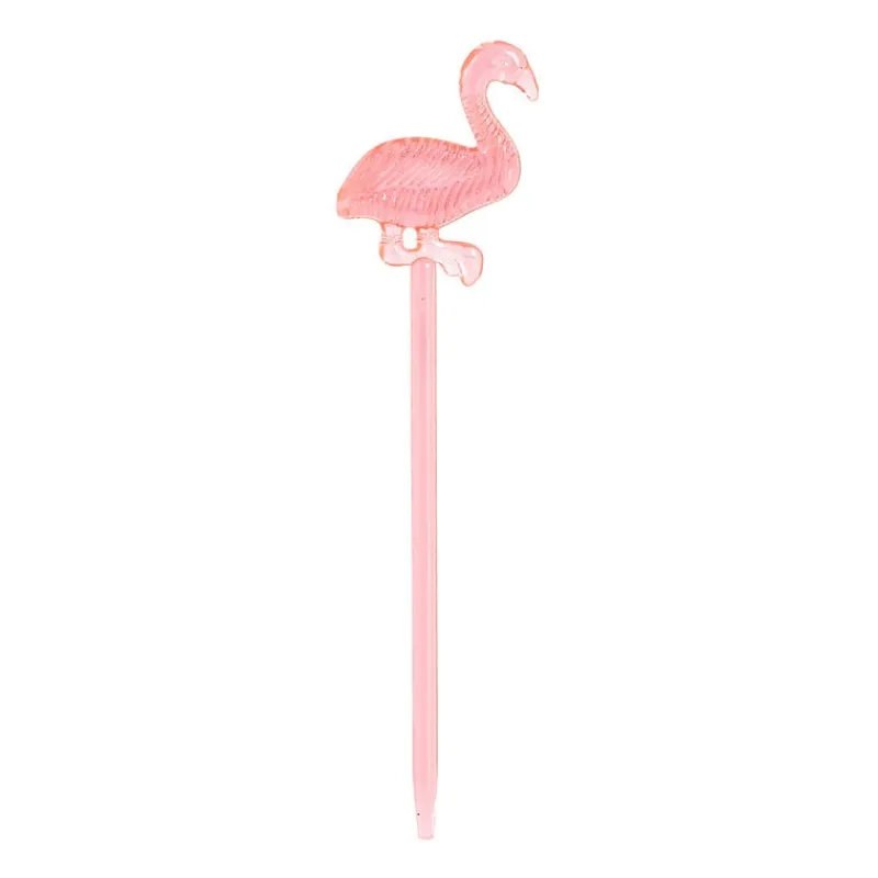 Xenos Wegwerpservies|Keukengerei-Cocktailprikkers flamingo - 24 stuks