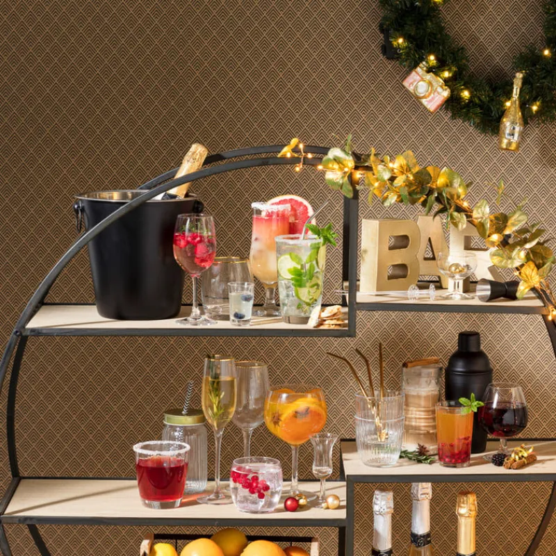 Xenos Wegwerpservies|Keukengerei-Cocktailstampers - transparant - set van 8