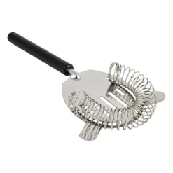 Xenos Keukengerei-Cocktailzeef - zwart/zilver - 8,8x2,2x18 cm