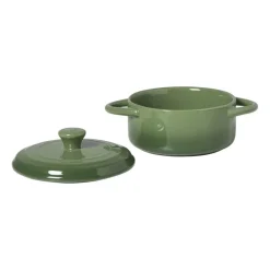 Xenos Kerst|Ovenschalen-Cocotte pannetje - groen