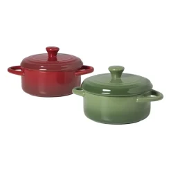 Xenos Kerst|Ovenschalen-Cocotte pannetje - groen