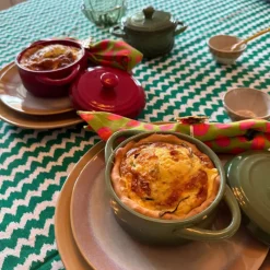 Xenos Pannen|Ovenschalen-Cocotte pannetje - rood
