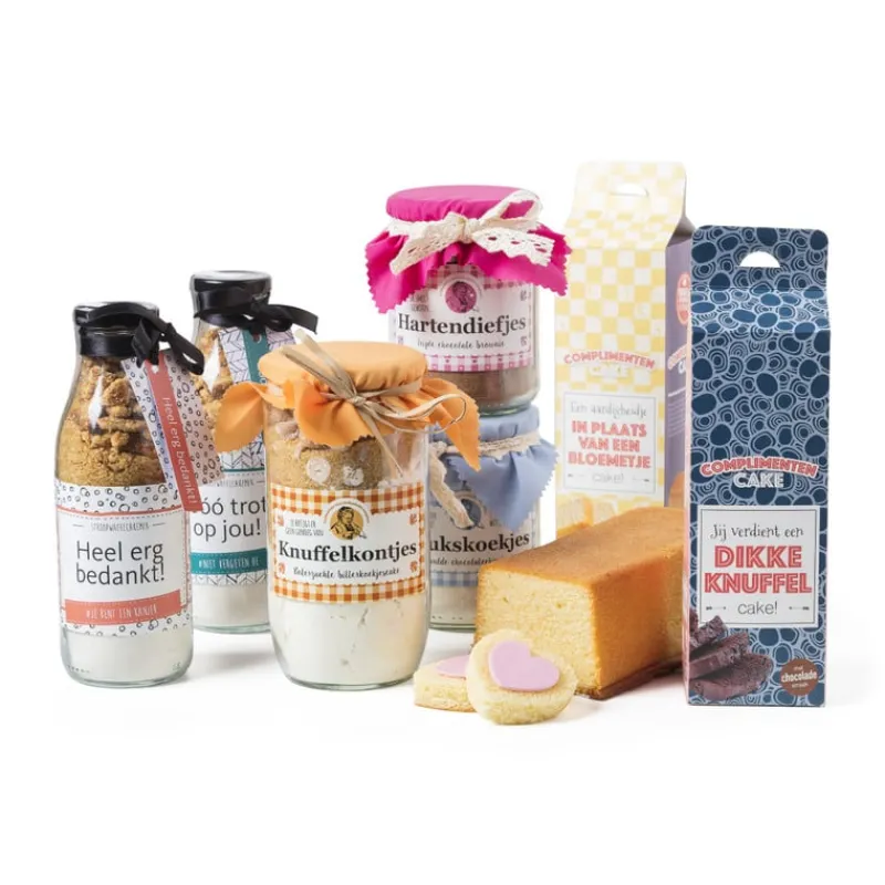 Xenos Bakmixen-Complimenten cake - Jij verdient een dikke knuffel - 400 gram