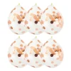Xenos Ballonnen|Bruiloft-Confettiballon - paars/roze - 6 stuks