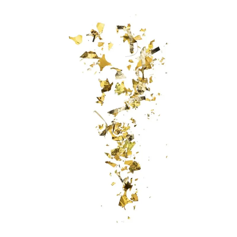 Xenos Confetti-Confettikanon XL - goud - 60 cm