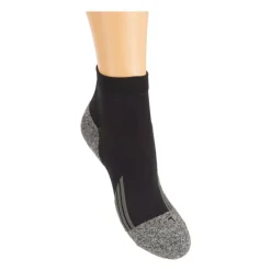 Xenos Sportsokken-Coolmax enkelsokken - 35/38 - zwart/grijs - 2 paar