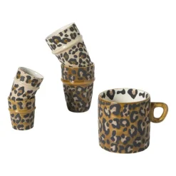 Xenos Mokken-Cup animal - bruin - 265 ml