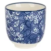 Xenos Tapasservies|Mokken-Cup blue print - botanic - 150 ml