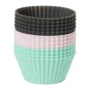 Xenos Bakvormen-Cupcakevormpjes - set van 12 - siliconen