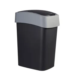 Curver Pedaalemmers|Prullenbakken-flip bin prullenbak - grijs - 45 liter