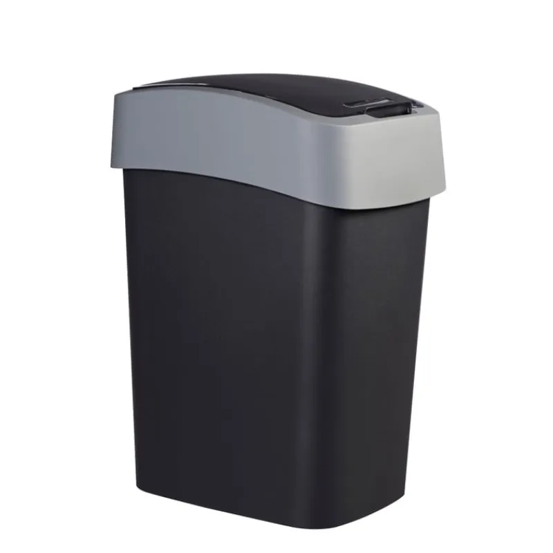 Curver Pedaalemmers|Prullenbakken-flip bin prullenbak - grijs - 45 liter