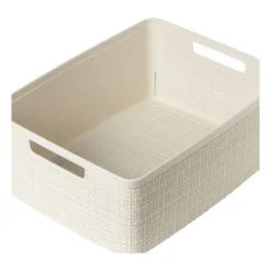 Xenos Opbergboxen-Curver jute opbergmand M - 12 liter - beige