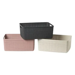 Xenos Opbergboxen-Curver jute opbergmand M - 12 liter - beige