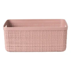 Xenos Opbergboxen-Curver jute opbergmand S - 5 liter - roze