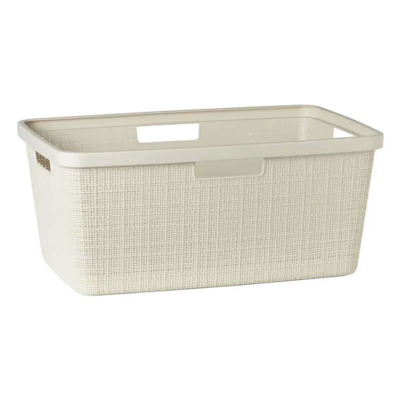 Curver Wasmanden-jute wasmand - 46 liter - beige